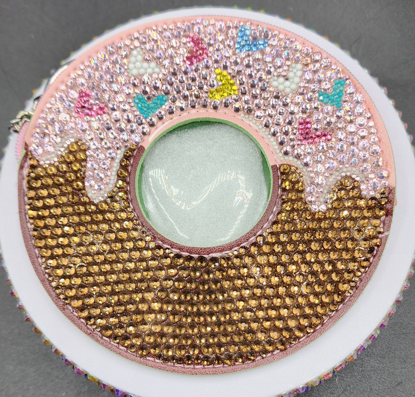 Celina Miller Art - Bling Donut Coin Purse