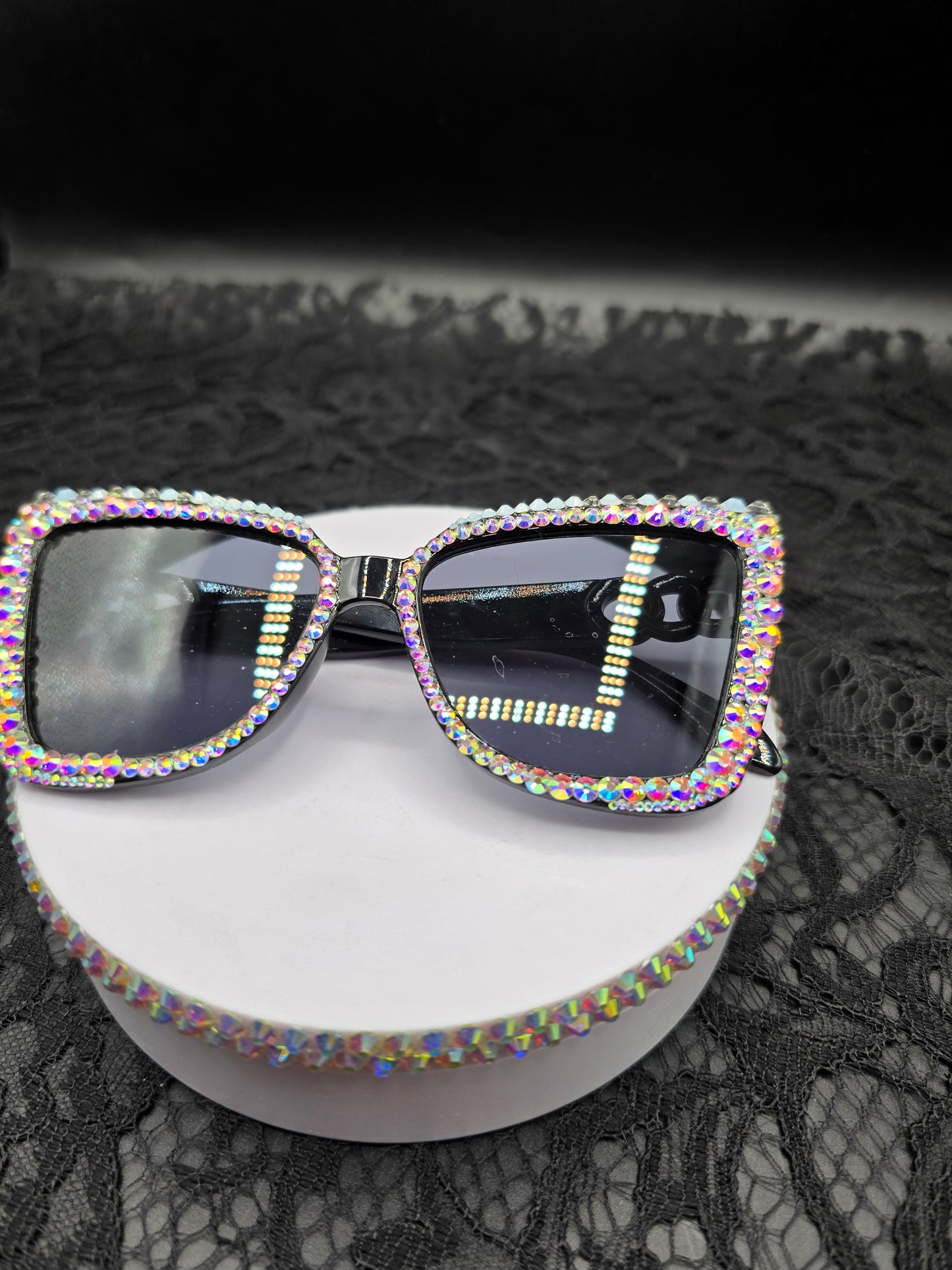Celina Miller Art - Bling Black Sunglasses