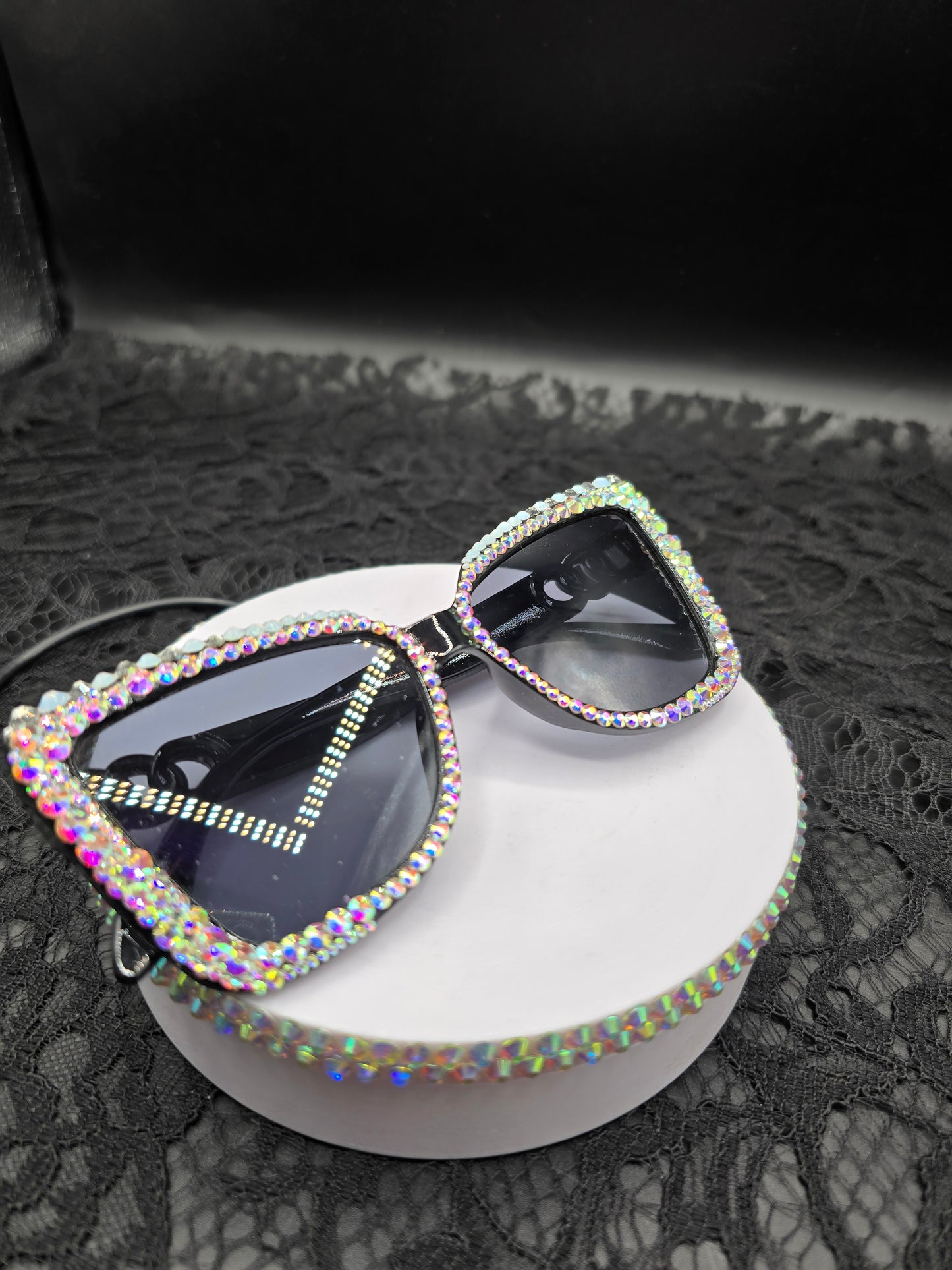 Celina Miller Art - Bling Black Sunglasses