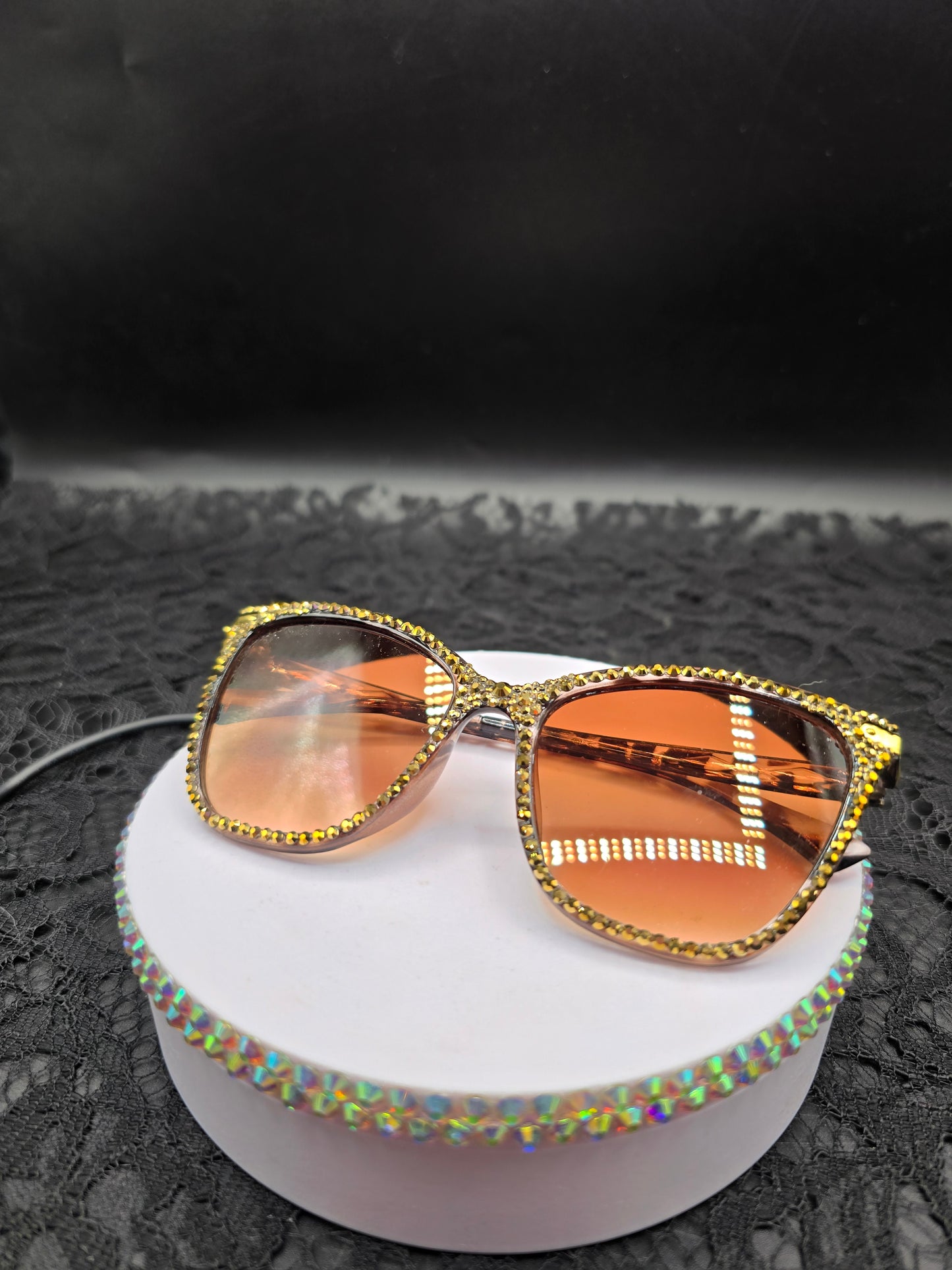 Celina Miller Art - Bling Gold Sunglasses