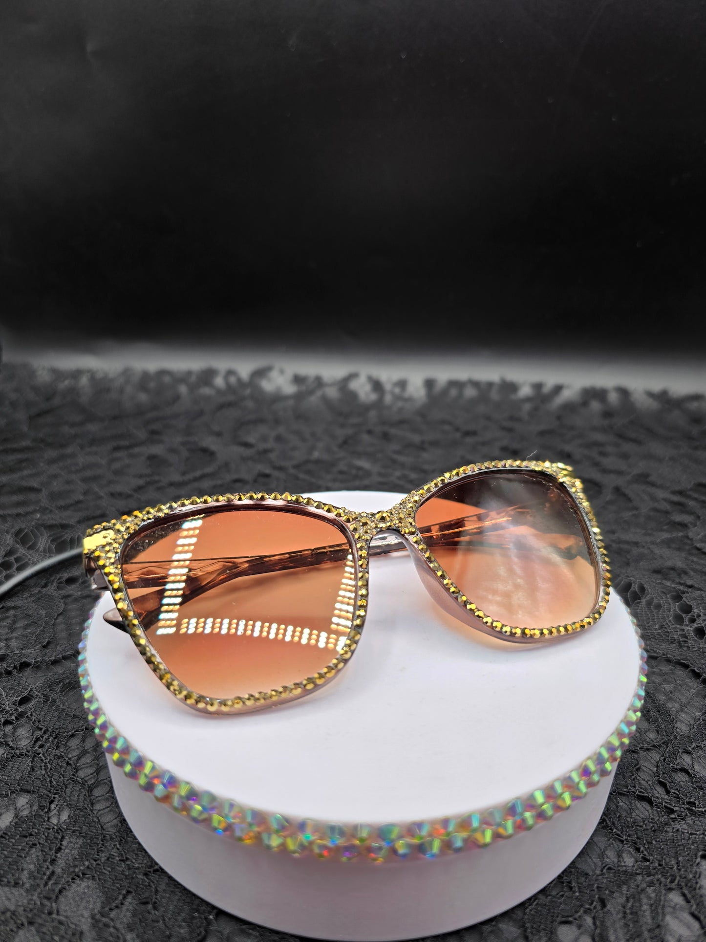 Celina Miller Art - Bling Gold Sunglasses