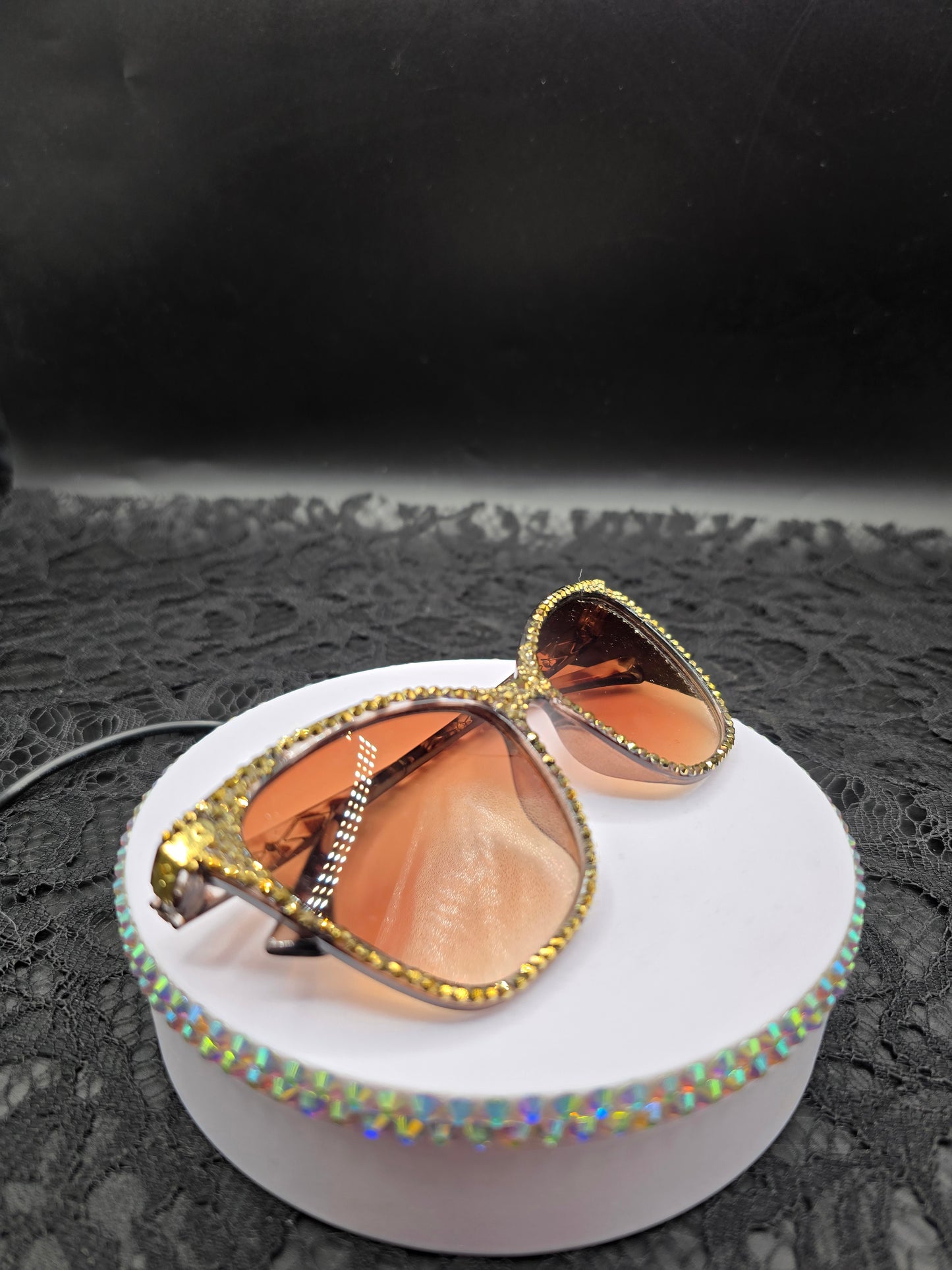 Celina Miller Art - Bling Gold Sunglasses