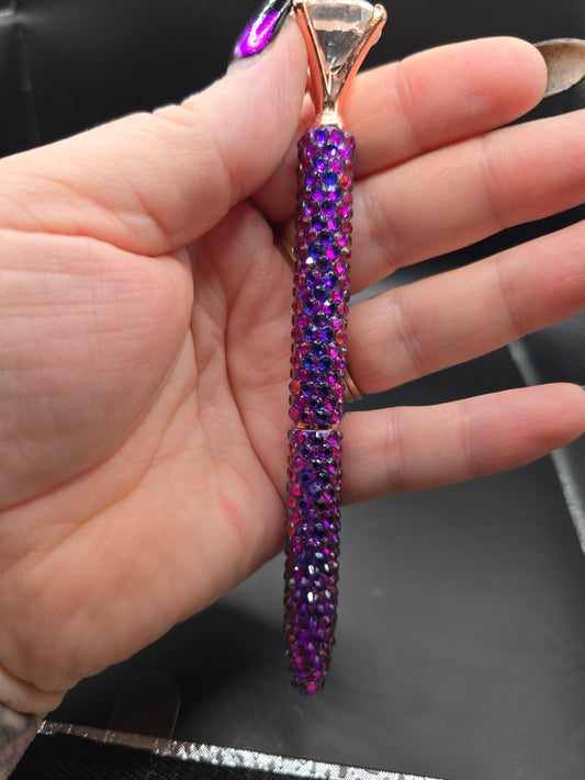 Celina Miller Art - Bling Purple Pen