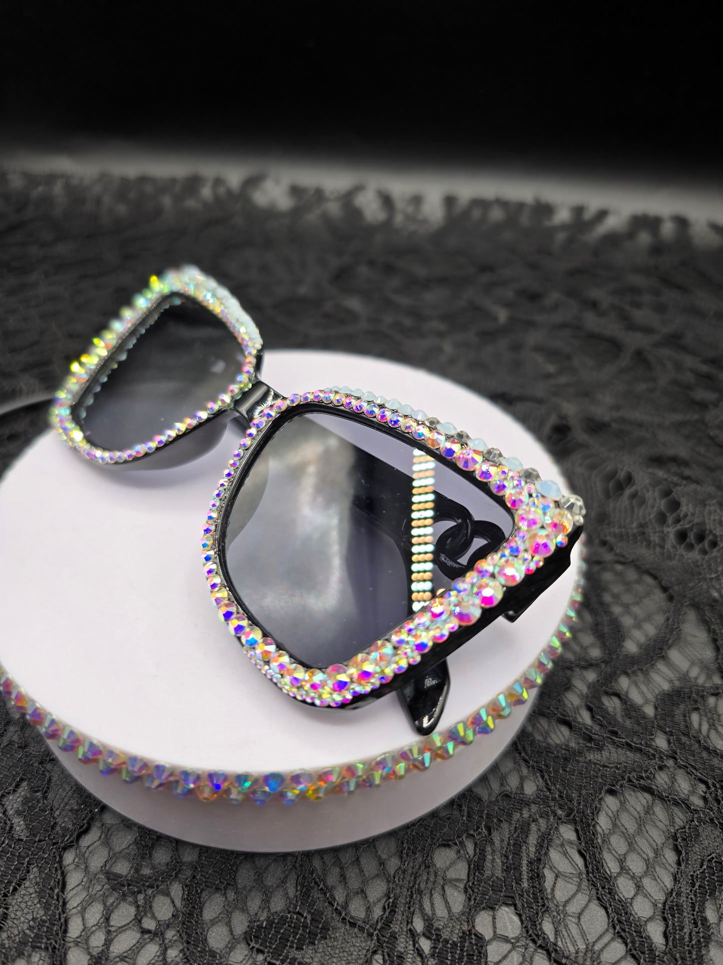 Celina Miller Art - Bling Black Sunglasses